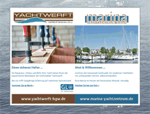 Tablet Screenshot of marina-yachtzentrum.de